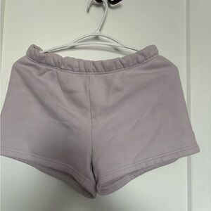 TNA Light Purple Women's fleece Shorts